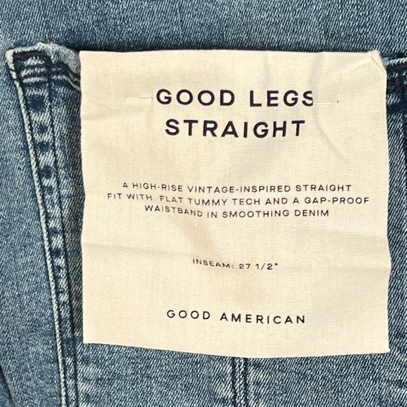 Good American jeans. Good legs straight. - Picture 8 of 12